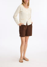 Load image into Gallery viewer, Leo &amp; Ugo Cardigan in White/Beige
