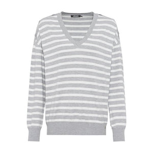 Olsen V-Neck Striped Jumper