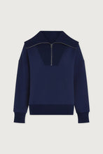 Load image into Gallery viewer, Varley Catherine Half-Zip Sweat in Navy
