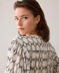 Summum Oversized Lurex Blouse