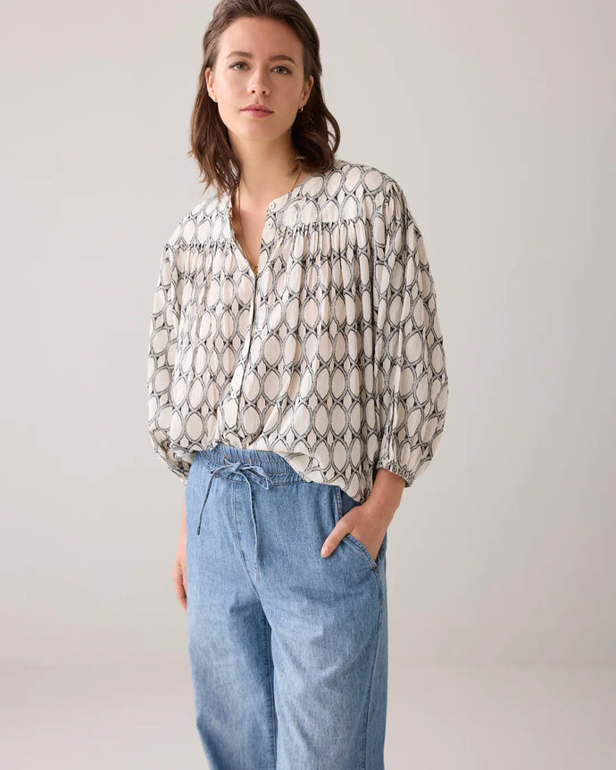 Summum Oversized Lurex Blouse