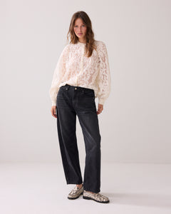 Summum Lace Blouse in Ivory
