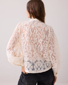 Summum Lace Blouse in Ivory