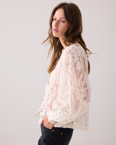 Summum Lace Blouse in Ivory