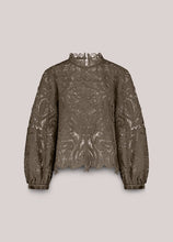 Load image into Gallery viewer, Summum Boxy Lace Top in Camo
