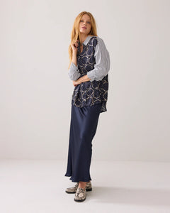 Summum Shirt Blouse with Fabric Blend