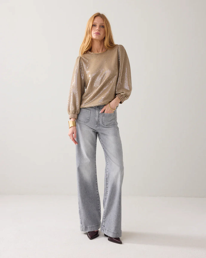 Summum Top in Sequin Fabric