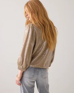 Summum Top in Sequin Fabric