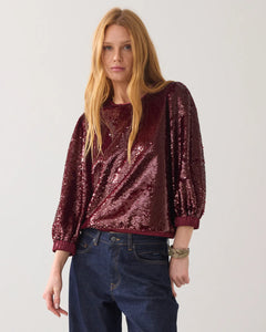 Summum Top in Sequin Fabric