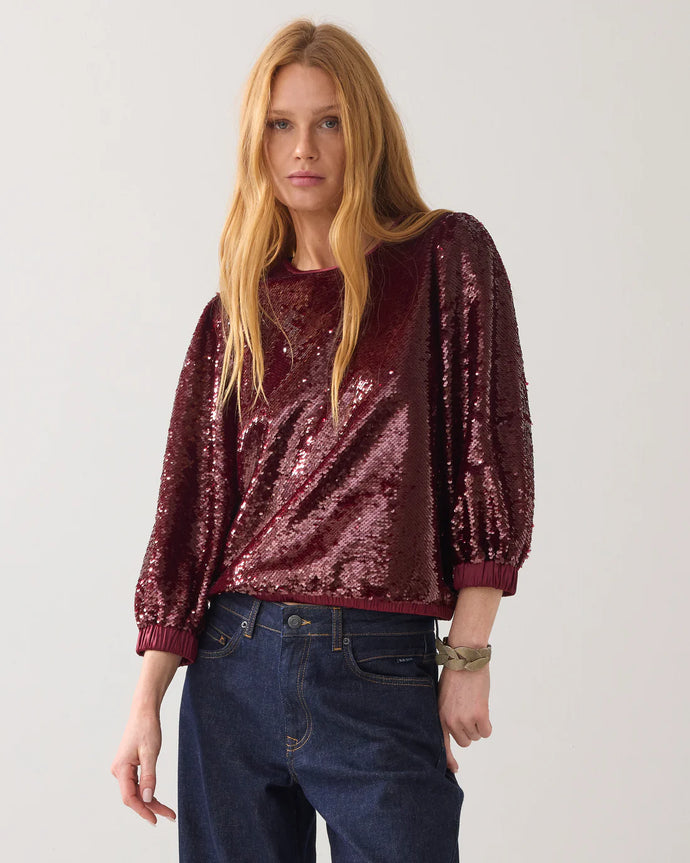 Summum Top in Sequin Fabric