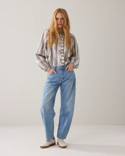 Load image into Gallery viewer, Summum Striped lurex blouse
