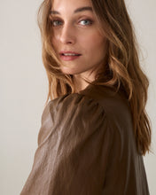 Load image into Gallery viewer, Summum Faux Leather Blouse Jacket
