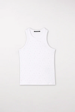 Load image into Gallery viewer, Luisa Cerano Tank Top with Rhinestones
