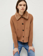 Load image into Gallery viewer, Marella Morris Pea Coat  in Tan
