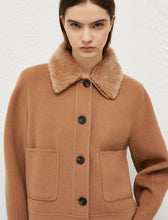 Load image into Gallery viewer, Marella Morris Pea Coat  in Tan
