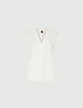 Load image into Gallery viewer, Marella Brina Satin Blouse in Wool White
