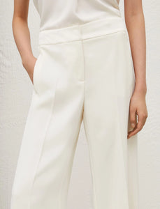 Marella Grace Cropped Trousers in Wool White