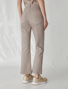 Marella Flared Jeans in Taupe