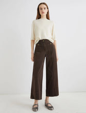 Load image into Gallery viewer, Marella Velain Wide-Leg Jeans in Brown
