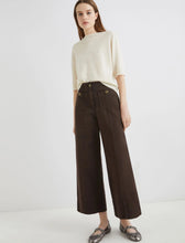 Load image into Gallery viewer, Marella Velain Wide-Leg Jeans in Brown
