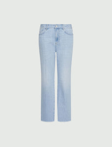 Marella Mom Cross Denim Jeans in Light Blue