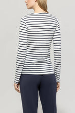 Load image into Gallery viewer, Luisa Cerano Striped round neck shirt
