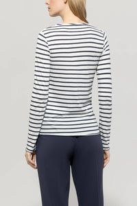 Luisa Cerano Striped round neck shirt