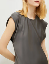 Load image into Gallery viewer, Marella Dina Satin Dress in Slate Grey
