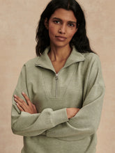 Load image into Gallery viewer, Varley Hawley Half-Zip Sweater in Shadow Marl

