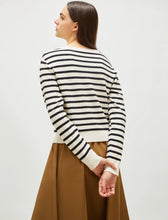 Load image into Gallery viewer, Marella Isador Striped Sweater in Cream
