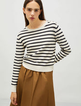 Load image into Gallery viewer, Marella Isador Striped Sweater in Cream
