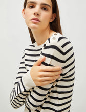 Load image into Gallery viewer, Marella Isador Striped Sweater in Cream
