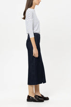 Load image into Gallery viewer, Luisa Cerano Striped Shirt with Ribbed Detail in Blue
