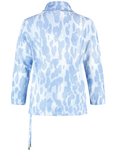 Load image into Gallery viewer, GERRY WEBER 3/4-Sleeve Jumper in Blue/Off-White
