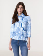 Load image into Gallery viewer, GERRY WEBER 3/4-Sleeve Jumper in Blue/Off-White
