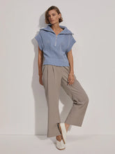 Load image into Gallery viewer, Varley Mila Half Zip Knit in Ashley Blue
