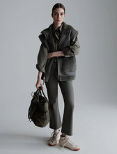 Load image into Gallery viewer, Marella Naval Reversable Gilet in Olive
