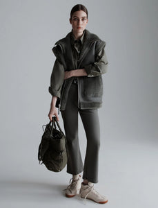 Marella Naval Reversable Gilet in Olive