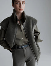 Load image into Gallery viewer, Marella Naval Reversable Gilet in Olive
