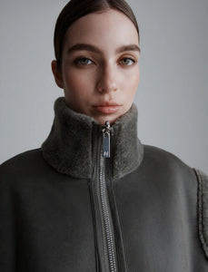 Marella Naval Reversable Gilet in Olive
