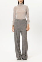 Load image into Gallery viewer, Luisa Cerano Velvet Turtleneck Shirt in Pearl
