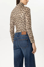 Load image into Gallery viewer, Luisa Cerano Printed Turtleneck Shirt in Soft Caramel
