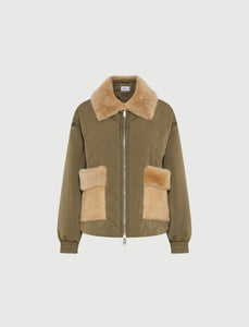 Marella Senior Quilted Jacket in Khaki