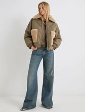 Load image into Gallery viewer, Marella Senior Quilted Jacket in Khaki
