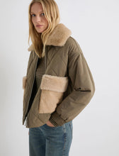 Load image into Gallery viewer, Marella Senior Quilted Jacket in Khaki
