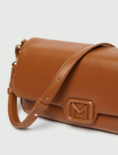 Load image into Gallery viewer, Marella Emily Padded Handbag in Dark Brown
