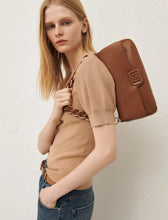 Load image into Gallery viewer, Marella Emily Padded Handbag in Dark Brown
