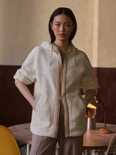Load image into Gallery viewer, Varley Fey Relaxed Fleece in Egret
