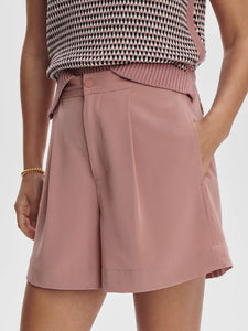 Varley Mariya Easy Pleat Short 4.5" in Ash Rose