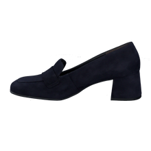 Load image into Gallery viewer, Paul Green Navy Suede Shoe
